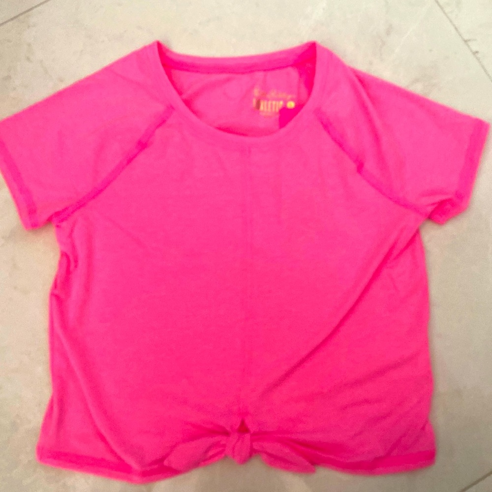 Girls Lilly Pulitzer Luxletic Shirt size L (8-10)